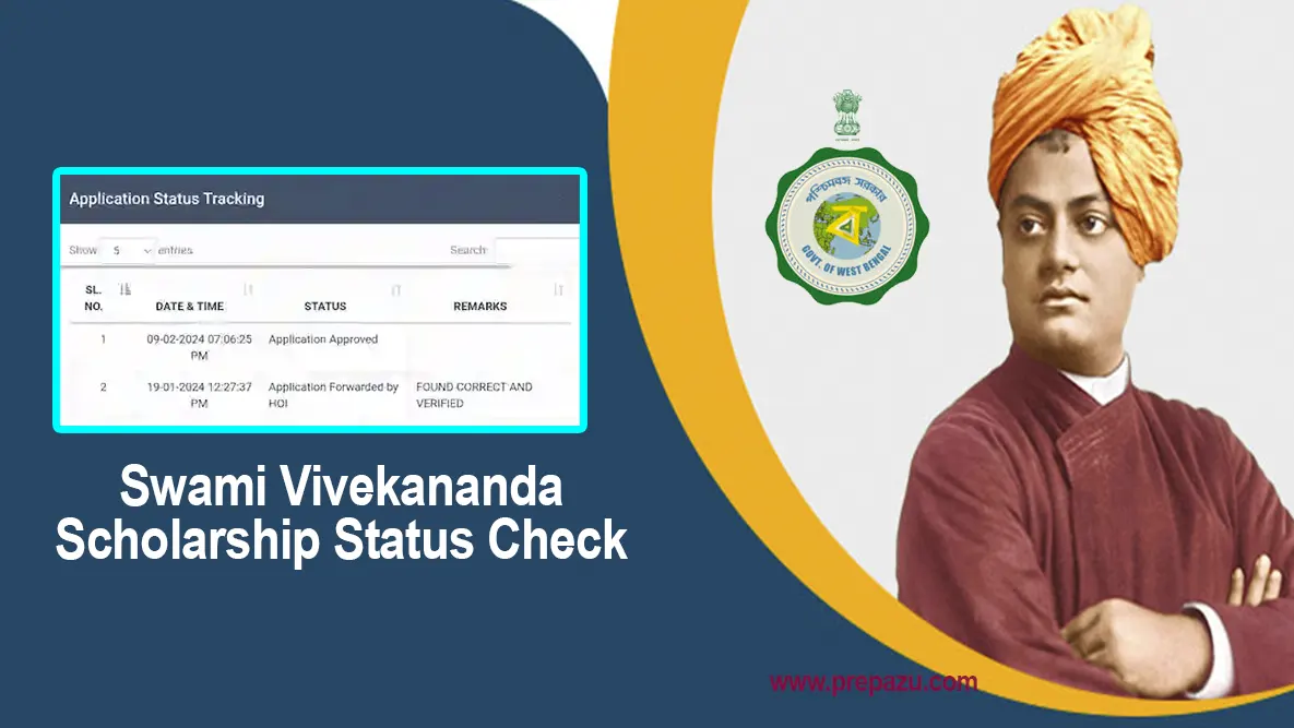 Swami Vivekananda Scholarship Status Check and It is very important to check the status after applying!