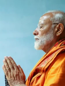 Prime Minister Narendra Modi Meditates At Vivekananda Rock Memorial