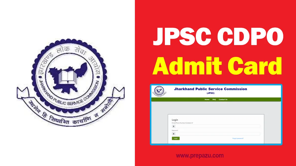JPSC CDPO Admit Card 2024 Released, Check Written Exam Schedule, Paper Pattern and Exam Scheme