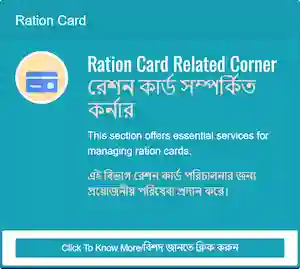 ration card related corner